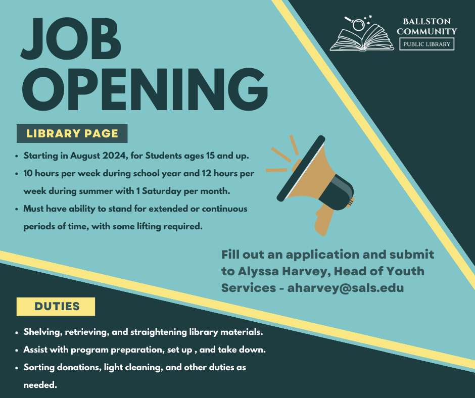 employment-ballston-community-public-library